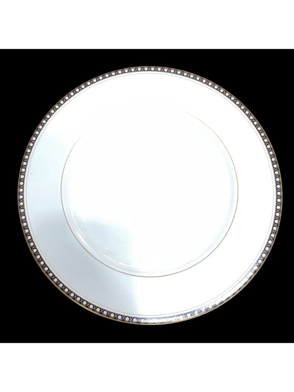 Vintage Discontinued Noritake Dinner Plate Ulander Black Wedgwood 1 Dinner Plate